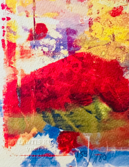 Numbered Sam Gilliam Lithograph with COA in Pencil