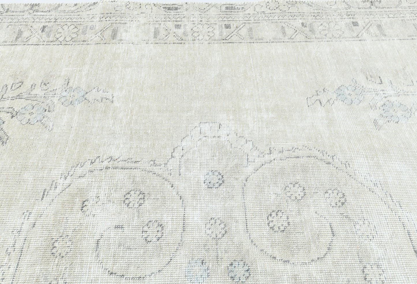Handmade Distressed Vintage Oriental Rug 7X10 ft