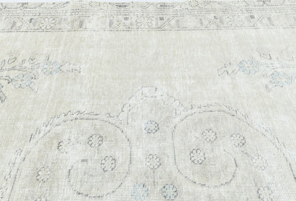 Handmade Distressed Vintage Oriental Rug 7X10 ft