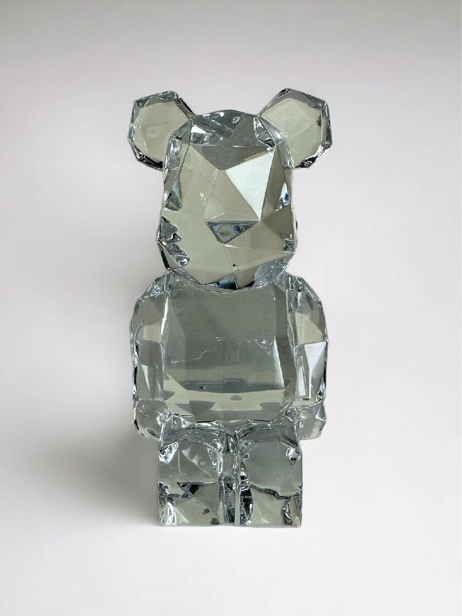 Medicom Be@Rbrick Baccarat Fragment Design Polygon Crystal Glass Figurine