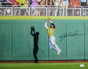 Dylan Crews Autographed 16X20 Photo Lsu Tigers