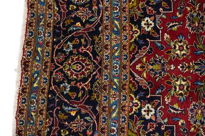 Large Hand-Knotted Vintage Oriental Rug