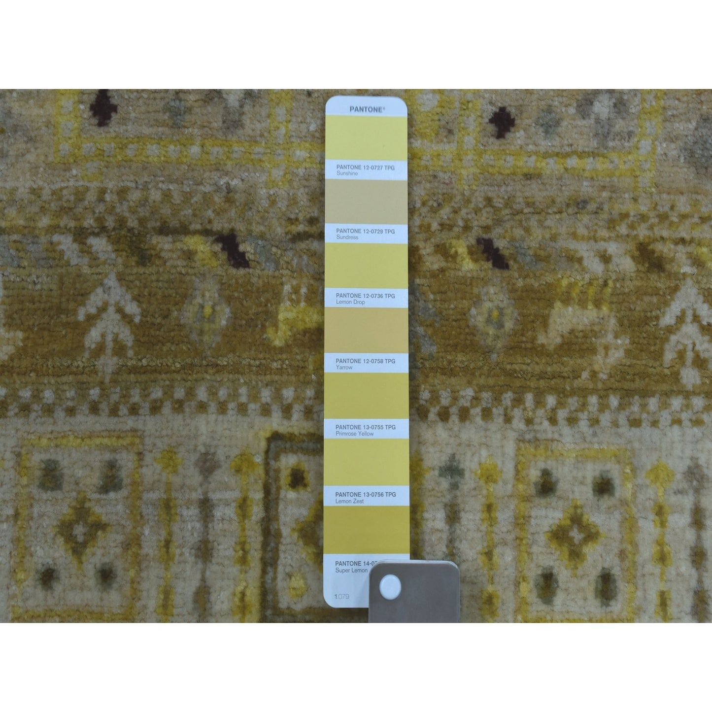 2'8"X3'9" Yellow Pure Wool Kashkuli Gabbeh Pictorial Hand Knotted Rug