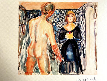 Edvard Munch 'Marat And Charlotte Corday' (Toulouse-Lautrec ^ Francis Bacon)