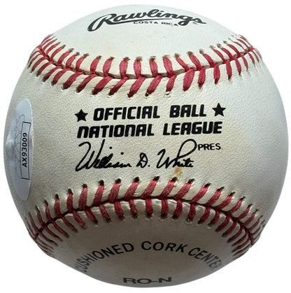 Don Drysdale Autographed Official National League Baseball (Jsa)