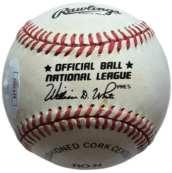 Don Drysdale Autographed Official National League Baseball (Jsa)