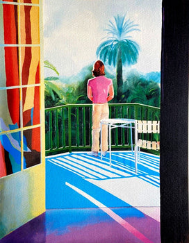 David Hockney Lithograph Coa Signed 180 Limited