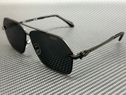 Men's Sunglasses Matte Grey 63 mm Versace Ve2284