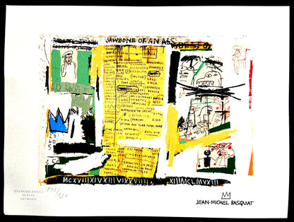 Jean-Michel Basquiat Lithograph Signed Coa Limited Edition
