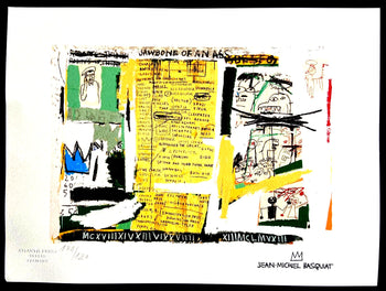 Jean-Michel Basquiat Lithograph Signed Coa Limited Edition