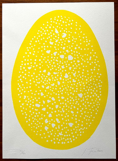Lucio Fontana Lithograph Coa Signed In Pen