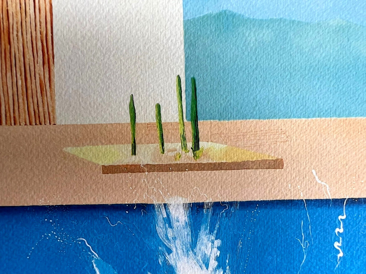David Hockney Lithograph Handmade Coa Signed Op Numbered By Hand **