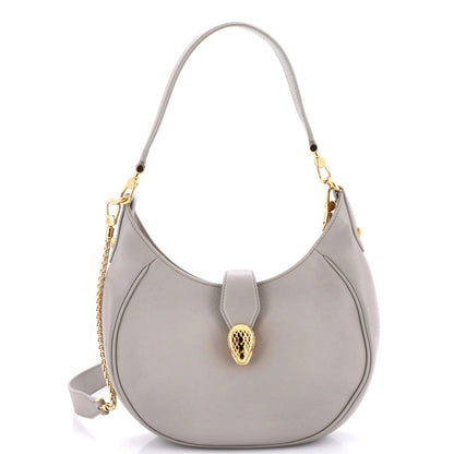 Bvlgari Serpenti Ellipse Crossbody Bag Leather Small