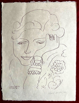 Henri Matisse Lithograph 1960 Coa Hand Signed Hand Numbered