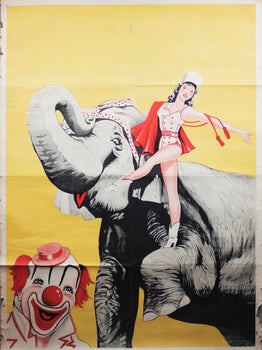 Barnum & Bailey Trapeze And Elephant 