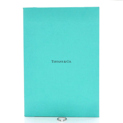 Tiffany & Co. Harmony Solitaire Ring Platinum And Pave Diamonds With Rbc Diamond