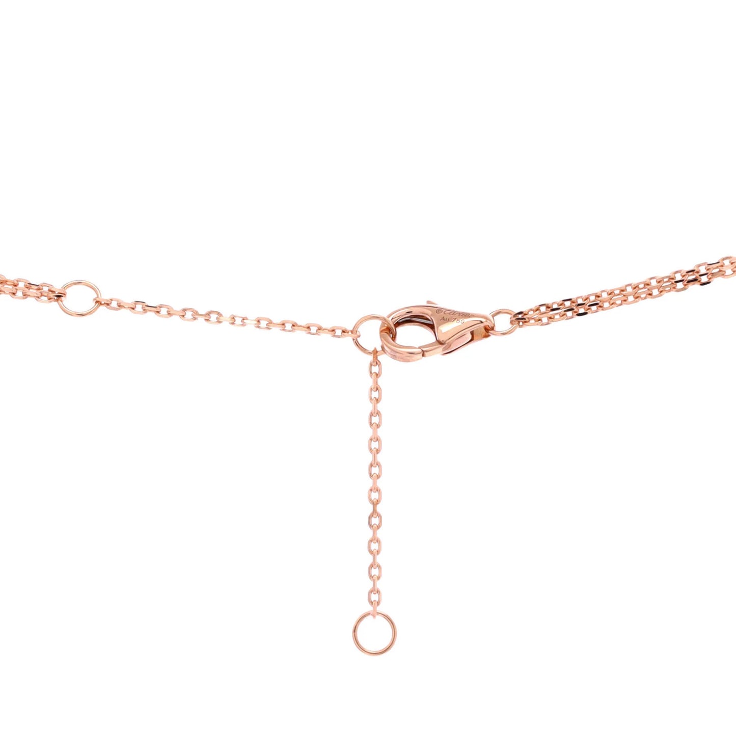 Cartier Trinity Choker Necklace 18K Tricolor Gold