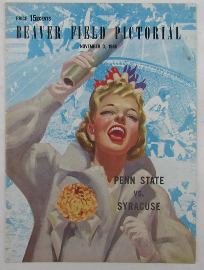 1945 Penn State Nittany Lions Vs. Syracuse College Football Program 137567