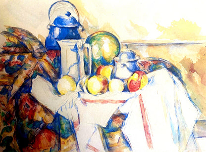 Paul Czanne Lithograph Numbered Signed Coa (Gauguin Signac)