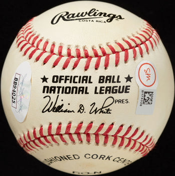 Hank Aaron Hof & Willie Mays Hof Dual-Autographed