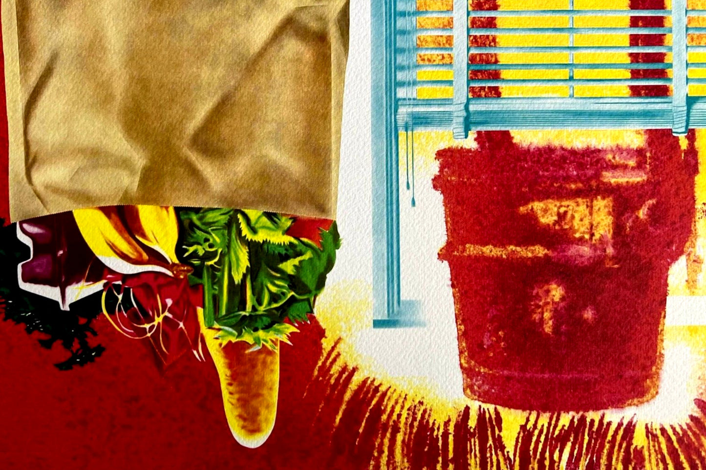 James Rosenquist Lithograph ( Coa Signed In Pen) Numbered In Pencil