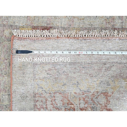 Ziegler Mahal Ivory Hand Knotted Rug 3'x5' Pure Wool