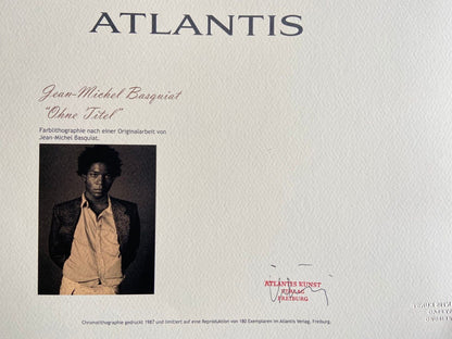 Jean-Michel Basquiat Lithograph Coa Signed Numbered By Hand