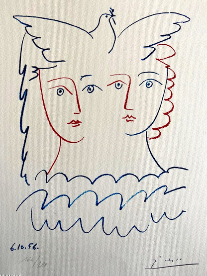 Pablo Picasso Lithograph Coa Signed Numbered By Hand