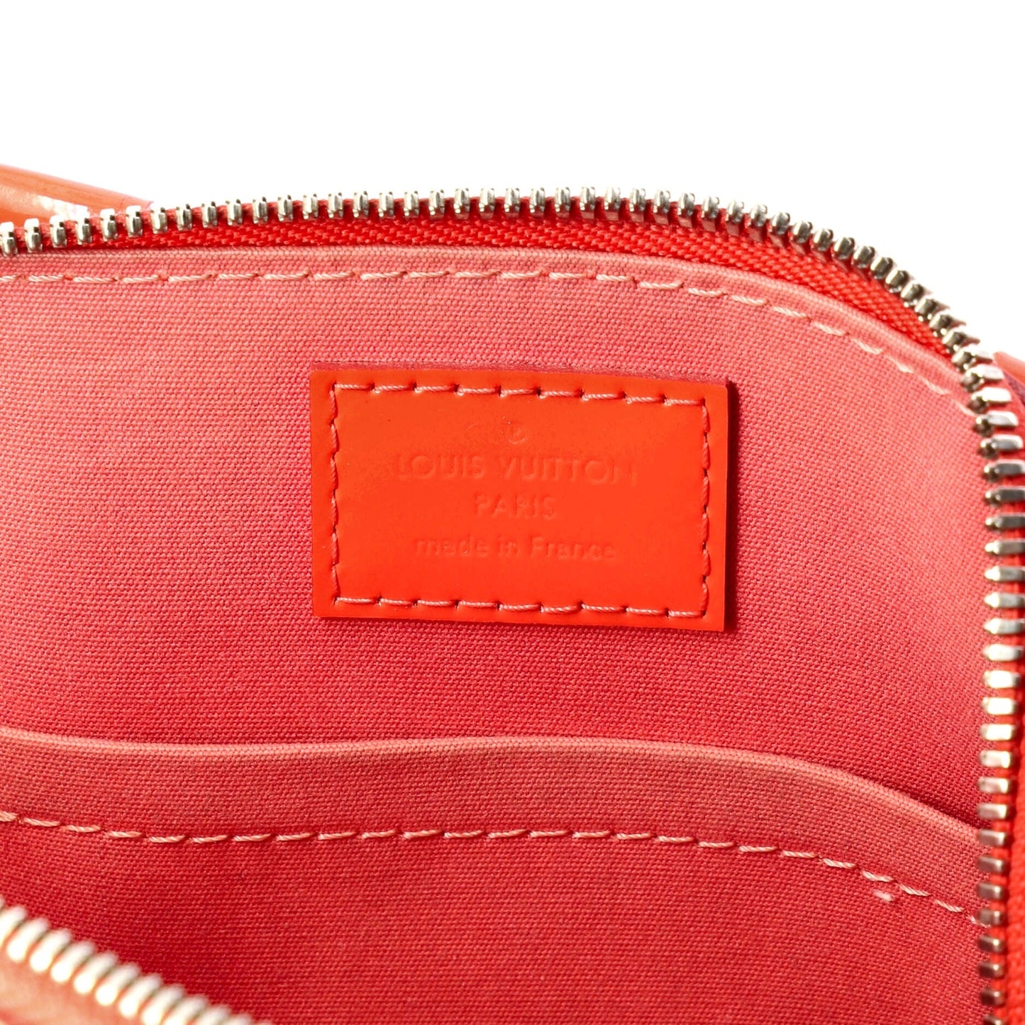 Louis Vuitton Alma Handbag Limited Edition Monogram Vernis Rayures Bb