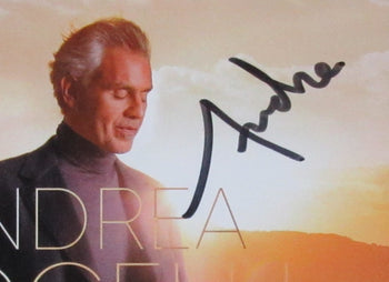 Andrea Bocelli Signed/Autographed Cd Photo