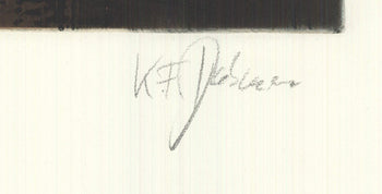 Karl Fred Dahmen Untitled Signed 