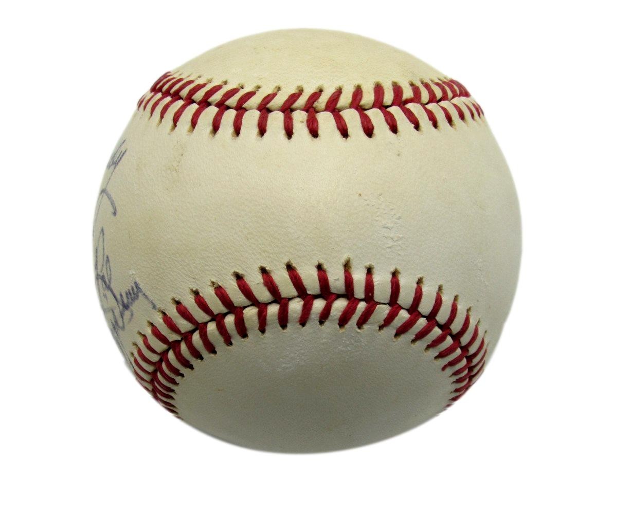 Dizzy Dean Hof Autographed Spalding Baseball Texas League Jsa Full Loa 187636