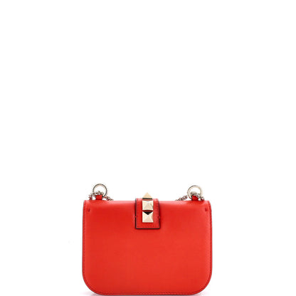 Valentino Garavani Glam Lock Shoulder Bag Leather Mini