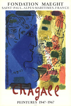 Marc Chagall Le Visage Bleu 
