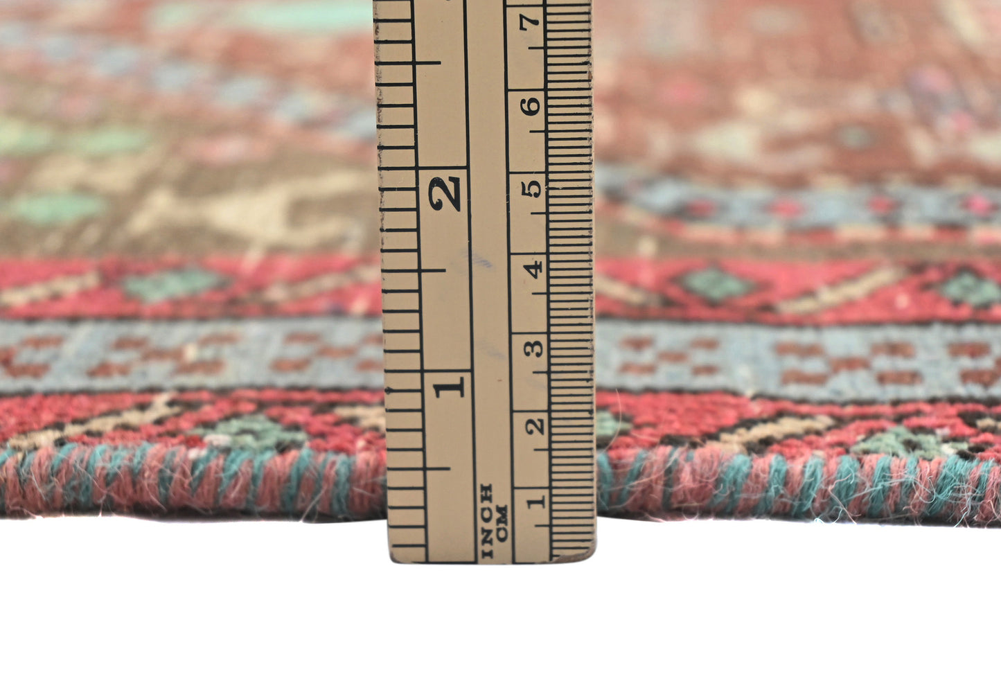 Vintage Oriental Runner Rug Tribal Farmho Hallway