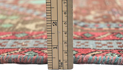 Vintage Oriental Runner Rug Tribal Farmho Hallway