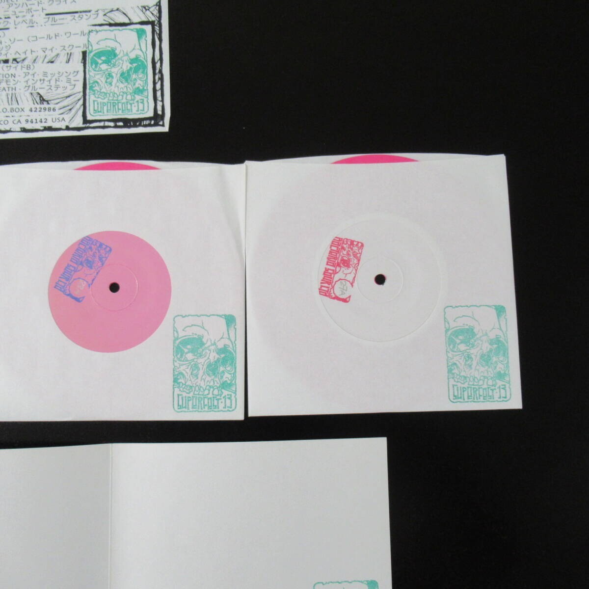 Pushead Bacteria Sour Superfes 98 limited 7 inch color vinyl