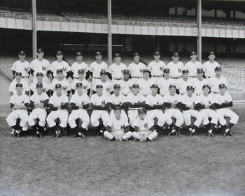 1956 World Champion Yankees 16X20 Photo From Original Negative Mantle 147175