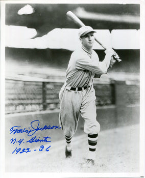 Travis Jackson Autographed 8X10 Photo