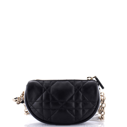 Christian Dior Vibe Hobo Cannage Quilt Lambskin Mini