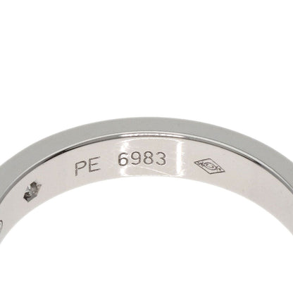 Cartier   Ring Engraved 2P Diamond #50 Platinum
