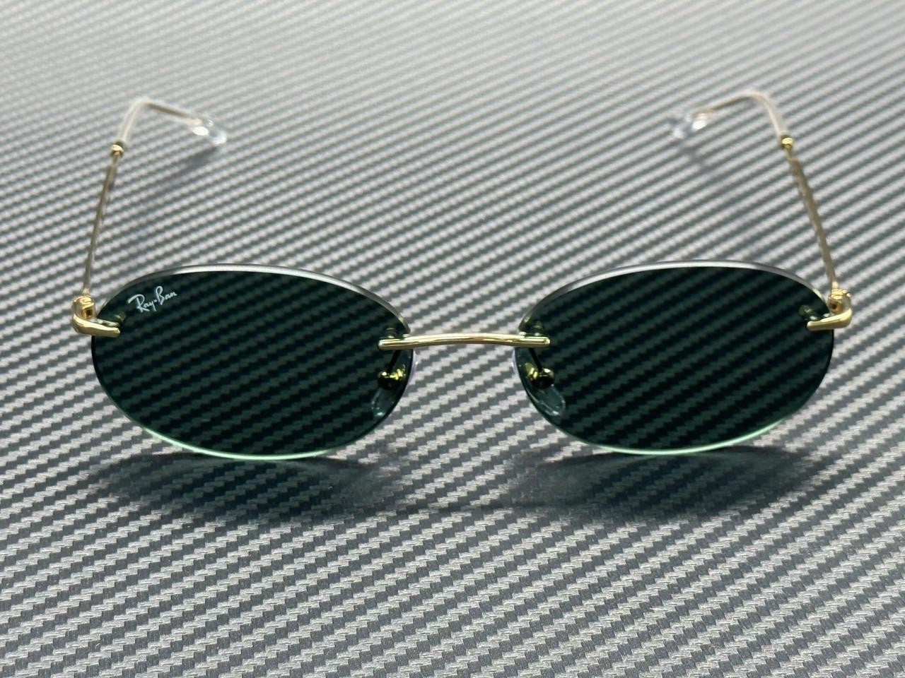 RAY BAN RB3767 001 71 Gold Dark Green Unisex 54 mm Sunglasses