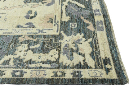 8X10 Ft Oushak Peshawar Oriental Rug Floral