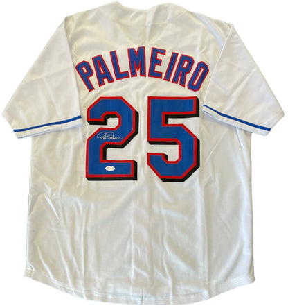 Rafael Palmeiro Autographed Texas Rangers White Jersey (Jsa)