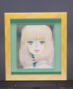 Ado Mizumori - Girl Original Lithograph Signed