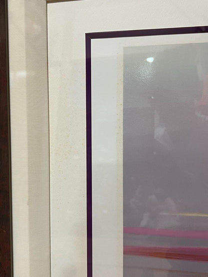 autographed and framed - Michel Battu "Escape" 61/ 100 Silkscreen Edition