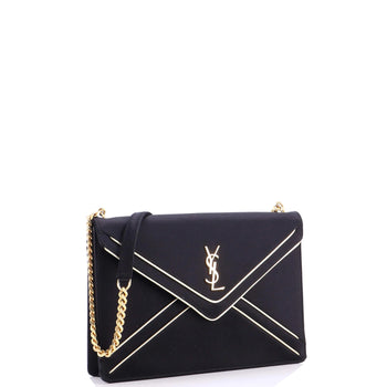 Saint Laurent Gaby Chain Shoulder Bag Satin