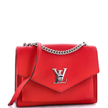 Louis Vuitton Mylockme Monochrome Handbag Leather Bb