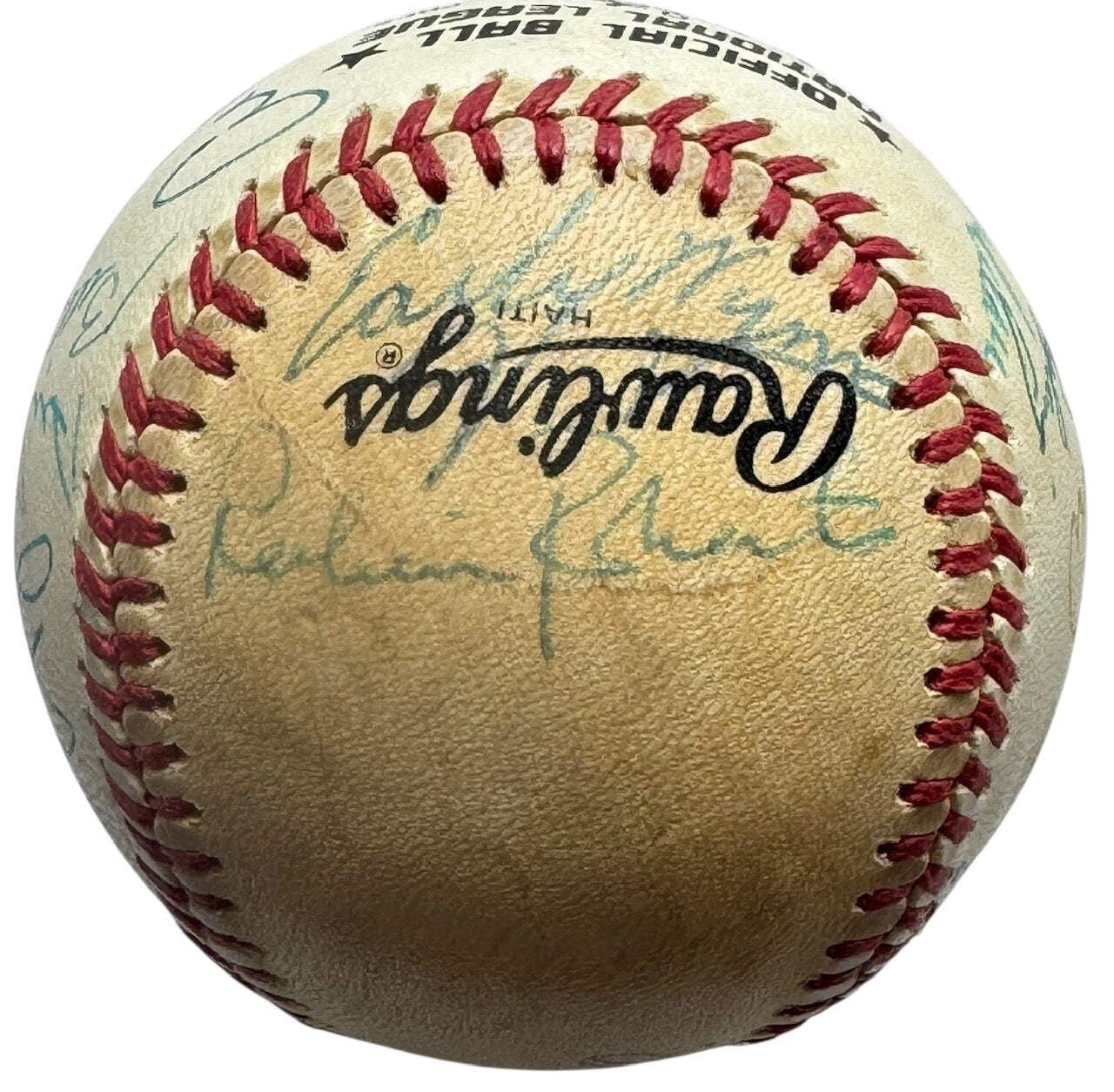(JSA) MLB Hall Of Famers Autographed Official Baseball