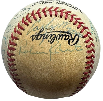 (JSA) MLB Hall Of Famers Autographed Official Baseball